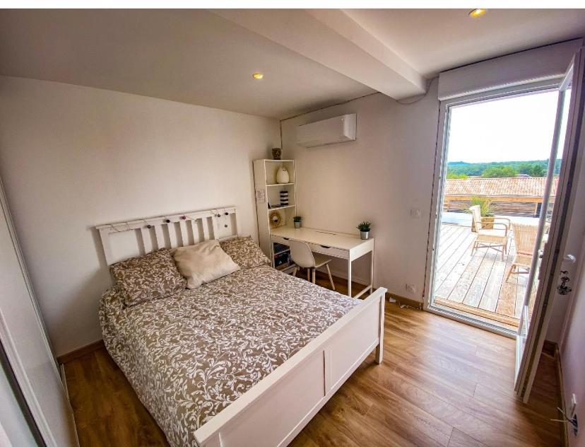Maison Au Calme Avec Piscine Riviere-Saas-et-Gourby Esterno foto