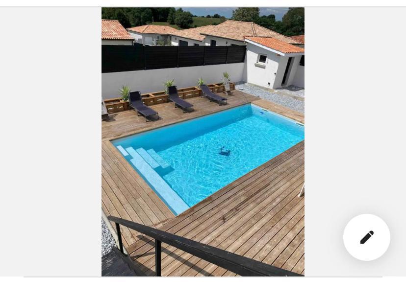 Maison Au Calme Avec Piscine Riviere-Saas-et-Gourby Esterno foto